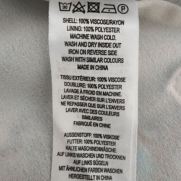 FRENCH CONNECTION ISLA RIPPLE WOMEN'S TOP SIZE 2 ADJUSTABLE STRAPS LOOSE FIT - Picture 8 of 9